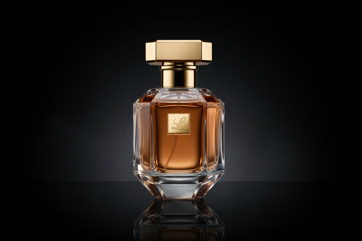 parfum met zwarte achtergrond