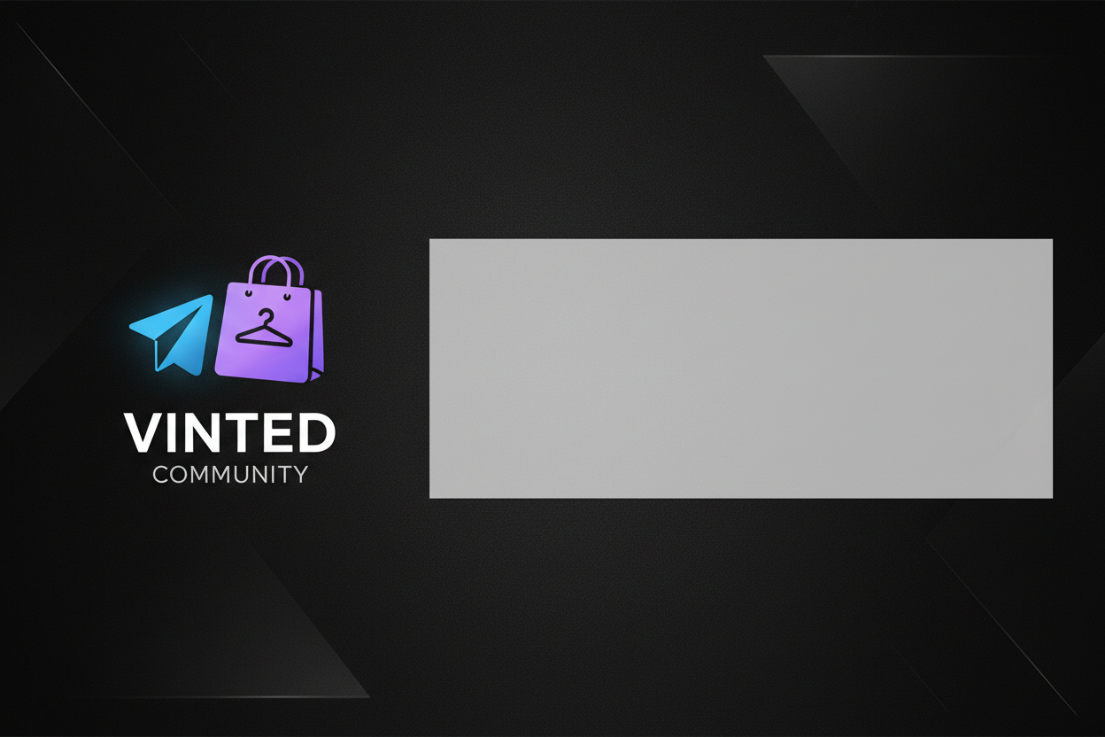 telegram group vinted met zwarte achtergrond
